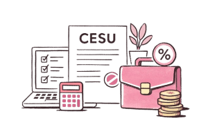 Le CESU signifie Chèque Emploi Service Universel. C’est un moyen simple pour payer des services à domicile, comme : ménage, repassage garde d’enfants soutien scolaire aide aux personnes âgées ou handicapées